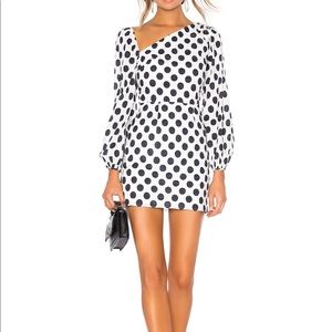 LOVERS + FRIENDS Andy Mini Polka Dot Dress New!